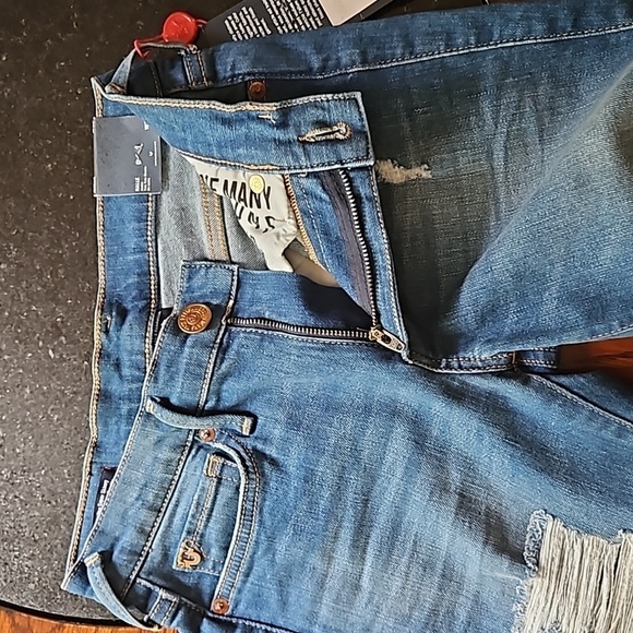 True Religion Halle Stretch Distressed Skinny Jeans Size 25 - Picture 10 of 16